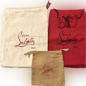 Authentic Christian Louboutin Dust Bags